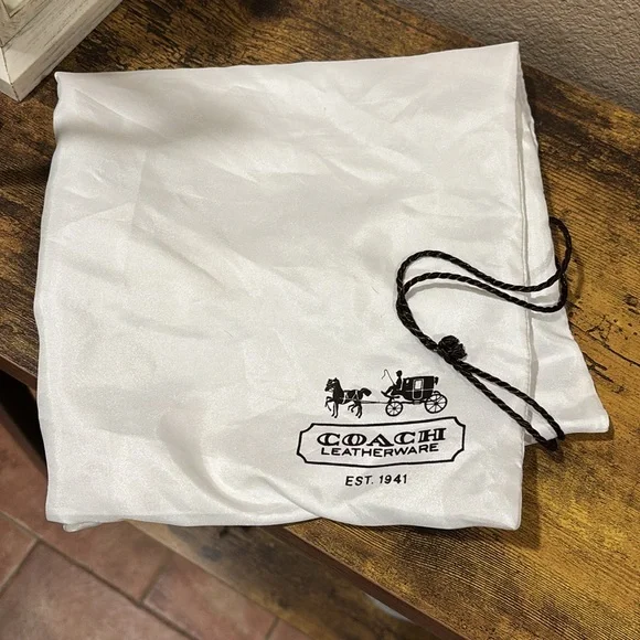 Coach Brown and Cream Signature Shoulder Large Bag - Picture 13 of 13